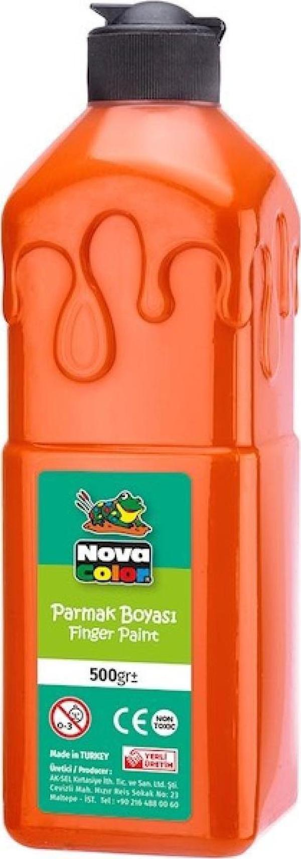 Nova Color PARMAK BOYASI 500 GR TURUNCU NC-377 - Image 1
