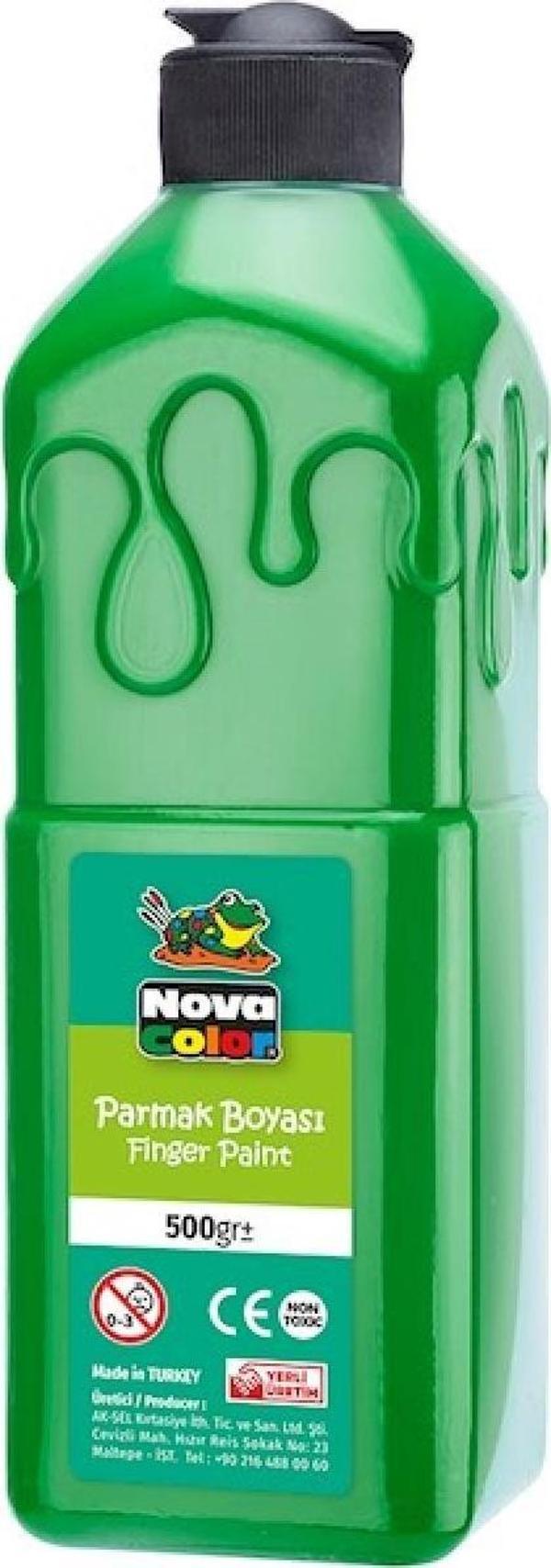 Nova Color PARMAK BOYASI 500 GR YEŞİL NC-373 - Image 1
