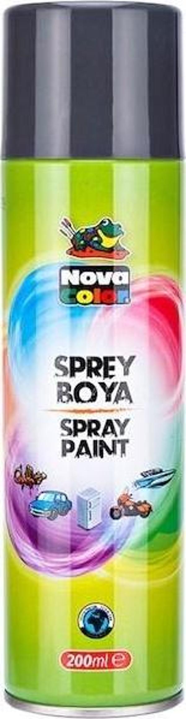 Nova Color SPREY BOYA 200 ML GRI NC-810 - Image 1