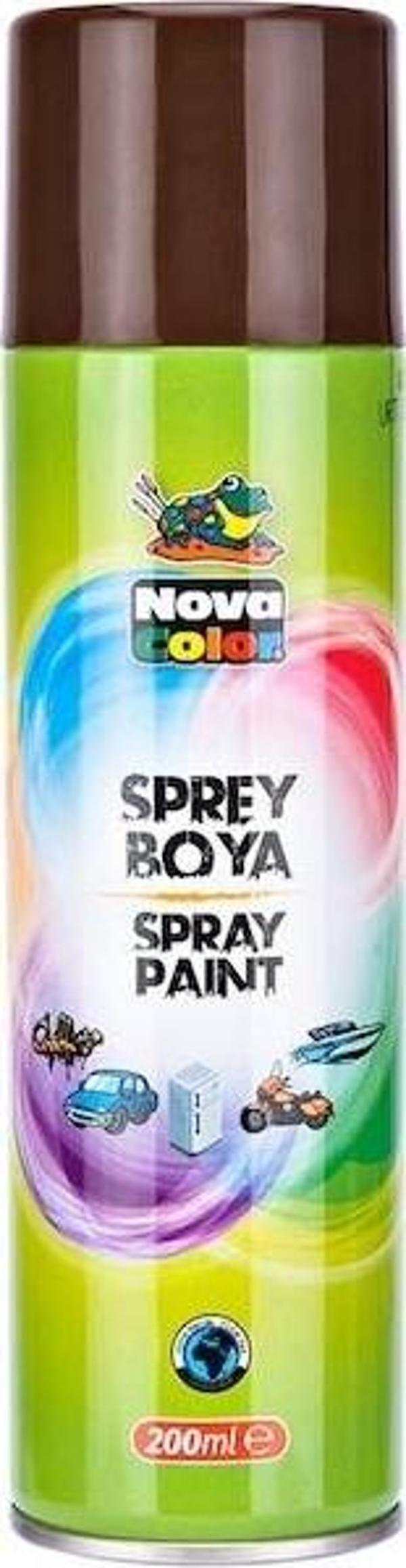 Nova Color SPREY BOYA 200 ML KAHVERENGİ NC-806 - Image 1
