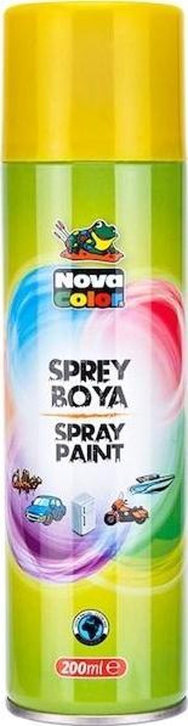 Nova Color SPREY BOYA 200 ML SARI NC-800 - Image 1
