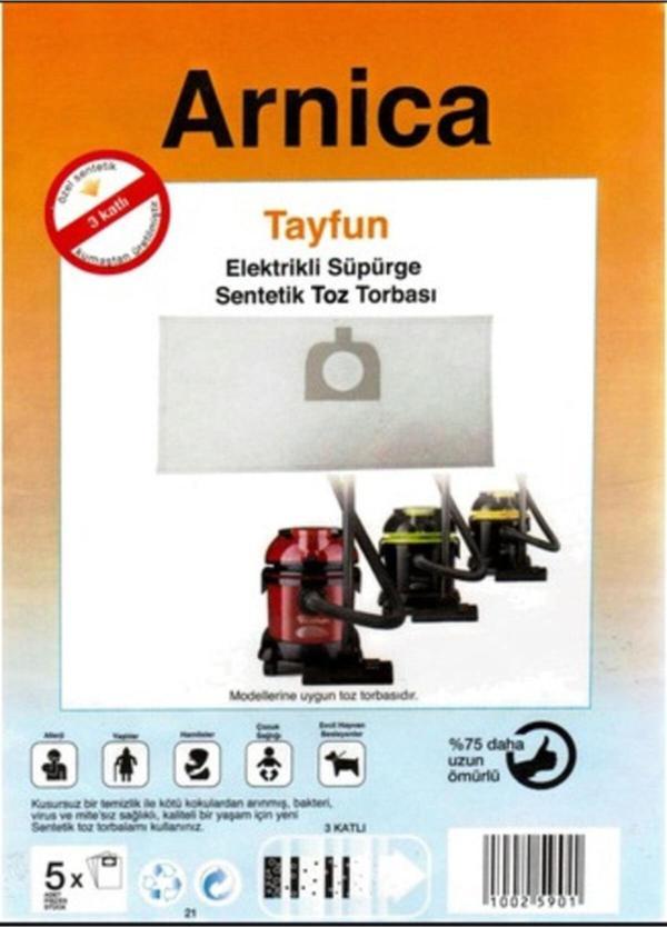 Arnica Kazanlı Süpürge Torbası 5 Adet - Image 1