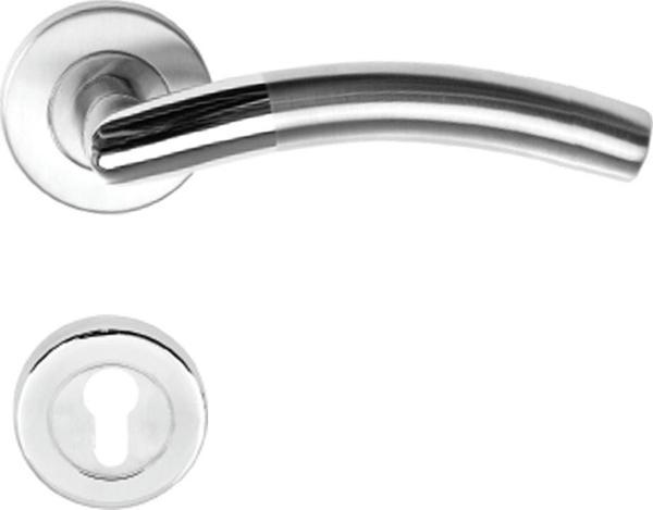 CONDI 103E SATEN KROM ROZETLI KAPI KOLU SATEN KROM ROZETLİ YALE SAĞ (ADET) - Image 1