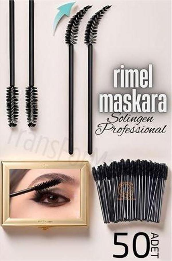 Findit Rimel Maskara Fırçası Esnek 50 ADET Solingen - Image 1