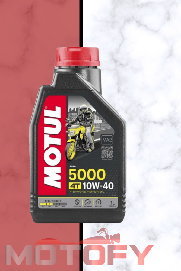 Motul 5000 4T 10W40 1 LT - Image 1