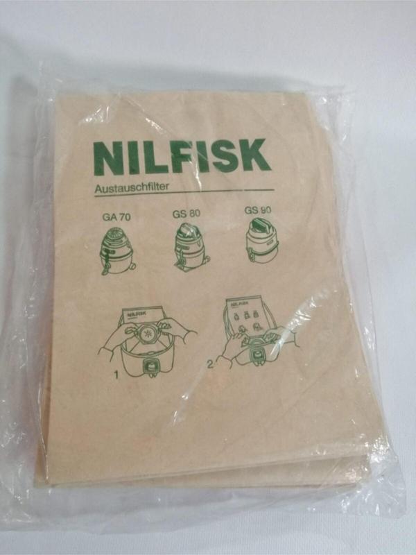 Nilfisk Ga70 Gs80 Gs90 Elektrikli Süpürge Torbası Kagıt 10 Adet - Image 1