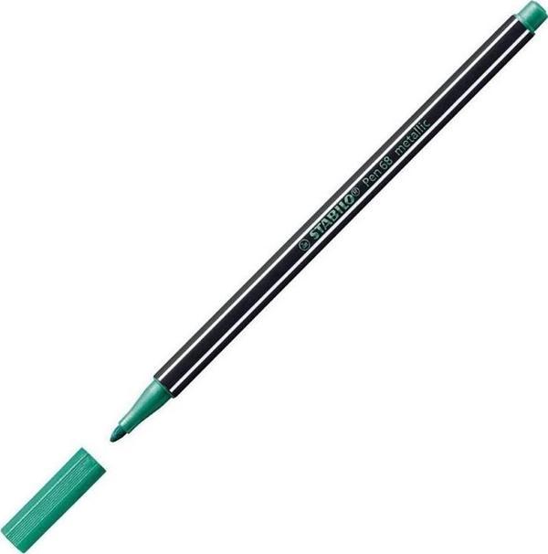 Stabilo KEÇELI KALEM PEN 68 METALIK YESIL 68/836 - (10 Adet) - Image 1