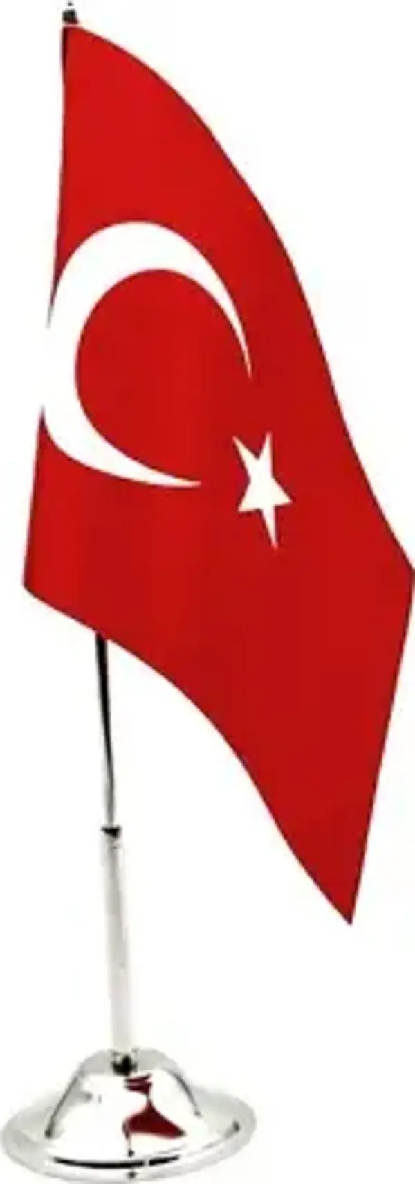 Krom Türk Masa Bayrağı 15x22.5
 - Image 1