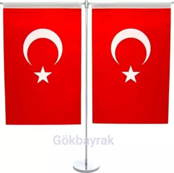 T- Tipi Türk Masa Bayrağı (15'lik)
 - Image 1