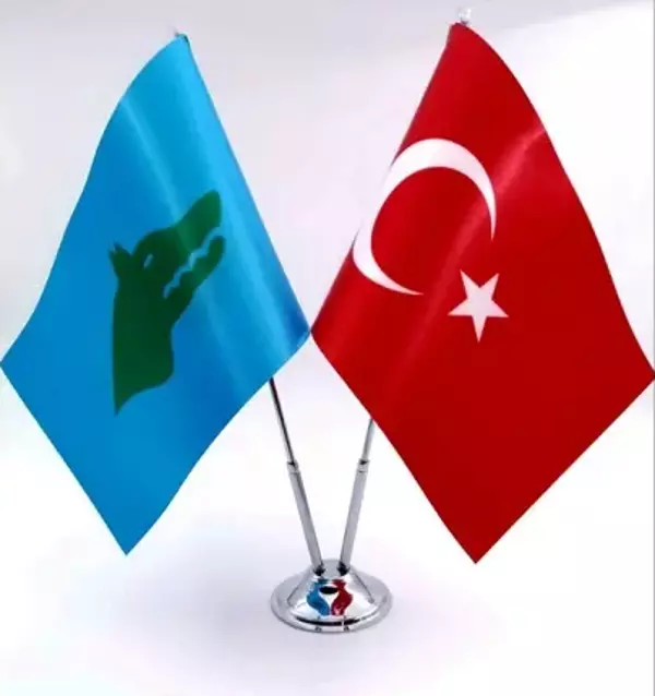 Türk & Göktürk Masa Bayrağı - Image 1