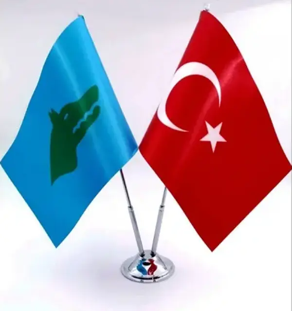 Türkiye ve Göktürk Masa Bayrağı
 - Image 1