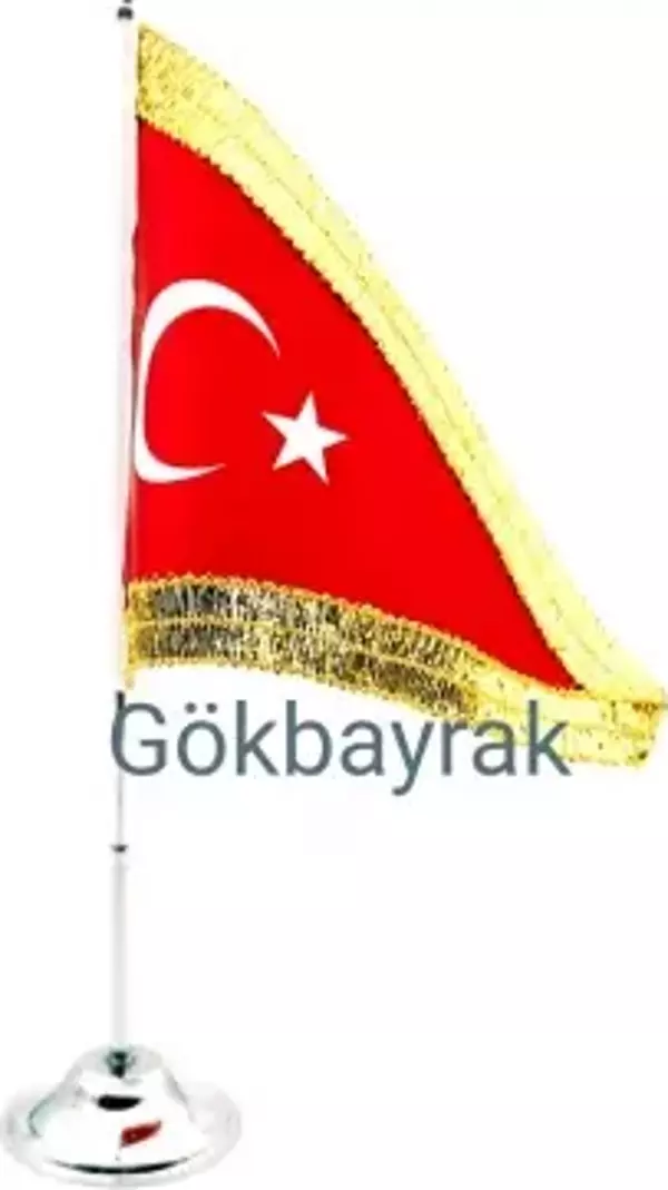 Üçgen Türk Masa Bayrağı
 - Image 1