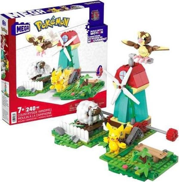 Mega Bloks-Pokmon Yel Değirmeni Kasabası Seti HKT21 - Image 1