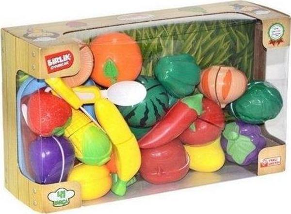 Birlik Oyuncak Kesmeli Sebze Meyveler 41 parça - Image 1