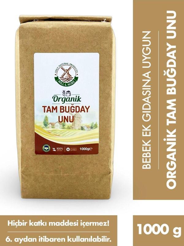 Mill More Organik Tam Buğday Unu 1000 g - Image 1