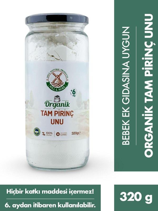 Mill More Organik Tam Pirinç Unu 320 g +6 Ay - Image 1