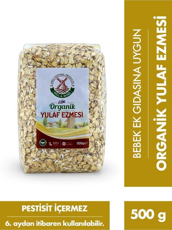 Mill More Organik Yulaf Ezmesi 500 g - Image 1