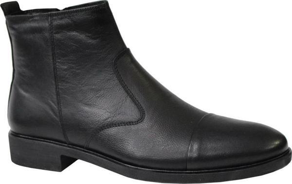 Kale 0412 Siyah Hakiki Deri Erkek Ayakkabı Bot - Image 1