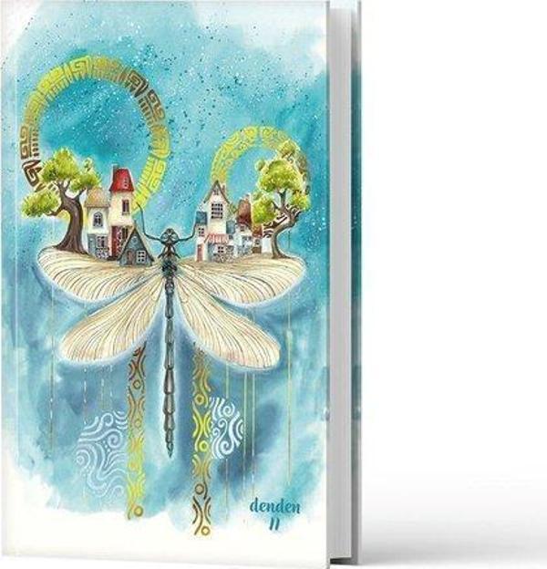Denden 17 x 24 Umudun Aşkı Çizgili Sert Kapak Butik Defter - Image 1