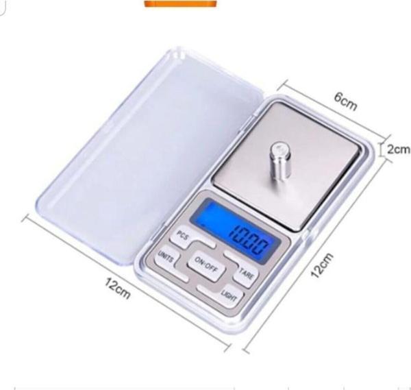 PLT POWER Plt Pover Pocket Scale Dijital Hassas Mini Cep Terazisi Tartısı 500Gr/0,1Gr - Image 1