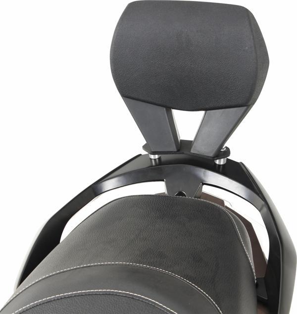 GP Kompozit SYM Jet 14 2017-2024 Uyumlu Sissy Bar Siyah - Image 1