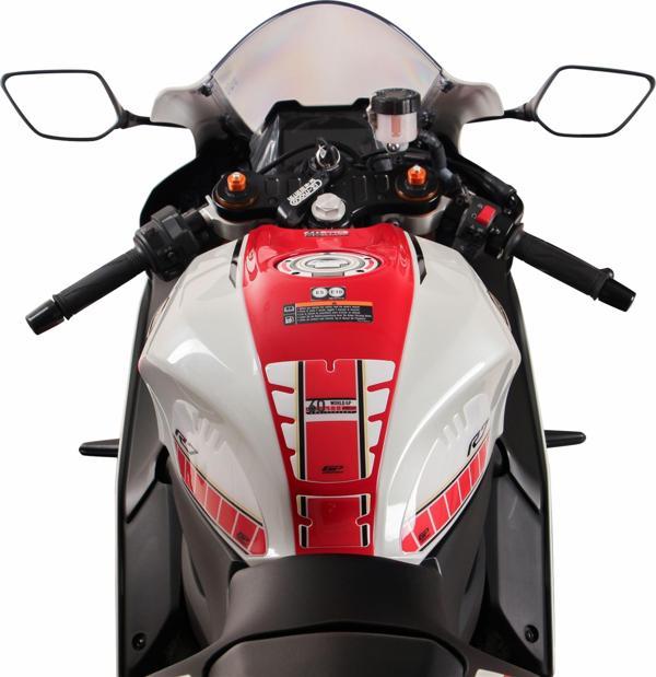 GP Kompozit Yamaha R7 2021–2024 Uyumlu Tank Pad Seti 60.Yıl - Image 1