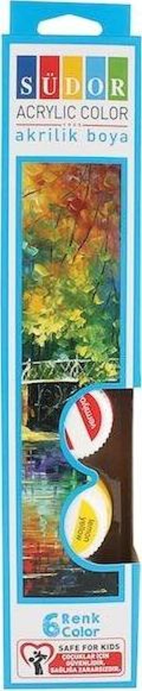 Südor AKRILIK BOYA SET 6X15 ML SD121 - Image 1