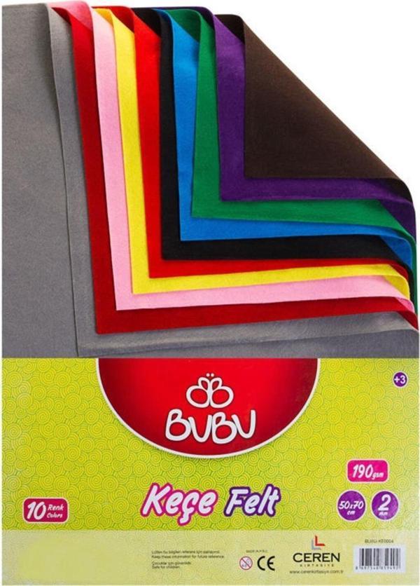 Bubu 50x70 Cm Keçe 10 Renk K.e - Image 1