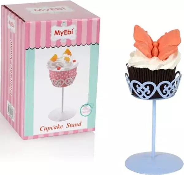 METAL CUPCAKE STANDI MAVİ - Image 1