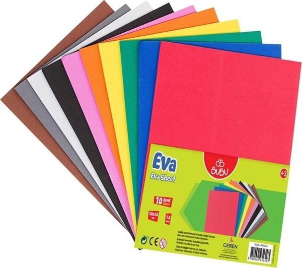 Bubu Eva 20x30 10 Renk Ev0035 - (10 Adet) - Image 1