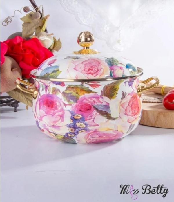 Miss Betty Rose Deluxe 20 Cm Emaye Tencere MİSS-16895-05 - Image 1