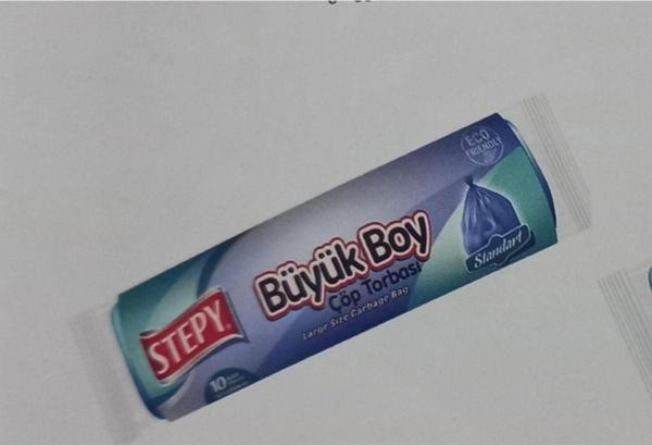 STEPY ÇÖP TORBASI BÜYÜK BOY 65X80 CM 10 LU - Image 1