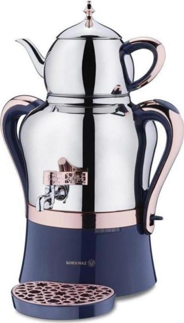 Korkmaz Hanedan Semaver Azura InoxRosegold - Rose Gold - Image 1