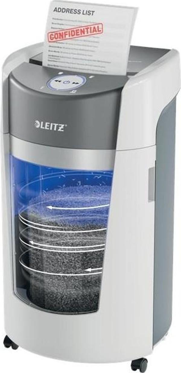 LEITZ IQ Optimax Office Mikro Kesim Evrak İmha Makinesi P5 35 L - Image 1