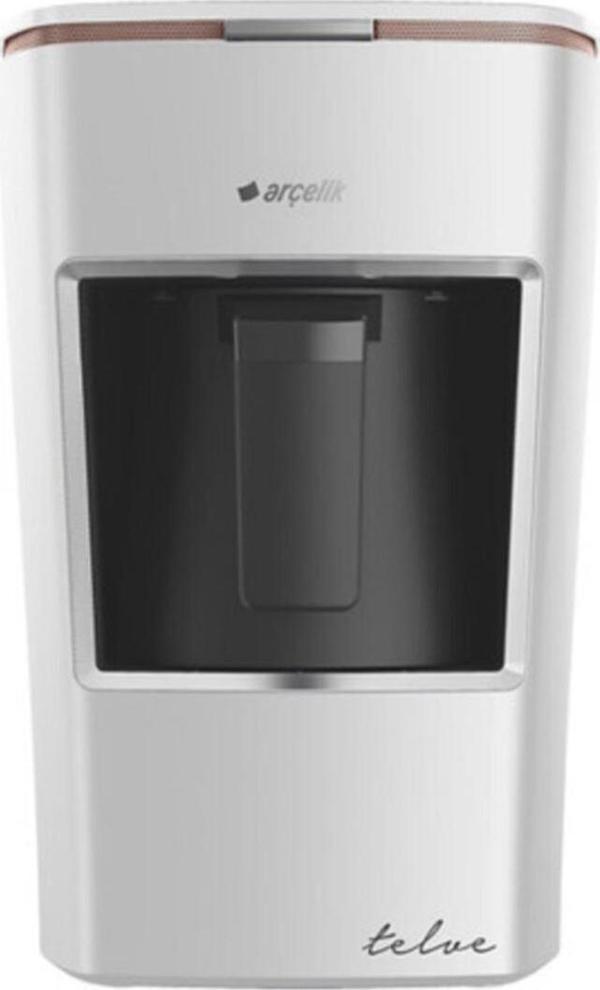 Arçelik Türk Kahve Makinesi K 3300 Mini Telve Beyaz - Image 1