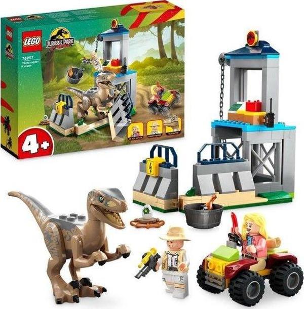 LEGO Jurassic World Lego Jurassic Park- Velociraptor Kaçışı 76957 - Image 1