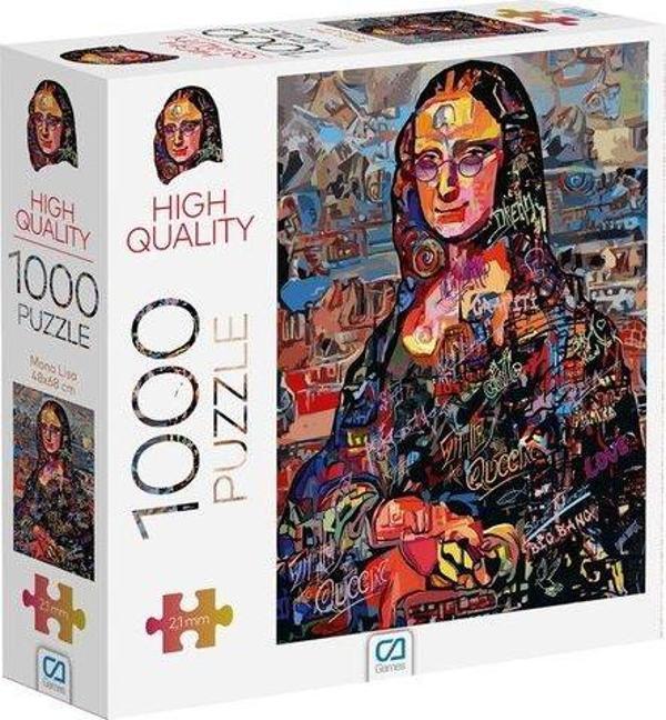 Ca Games Mona Lisa Puzzle 1000 Parça - Image 1