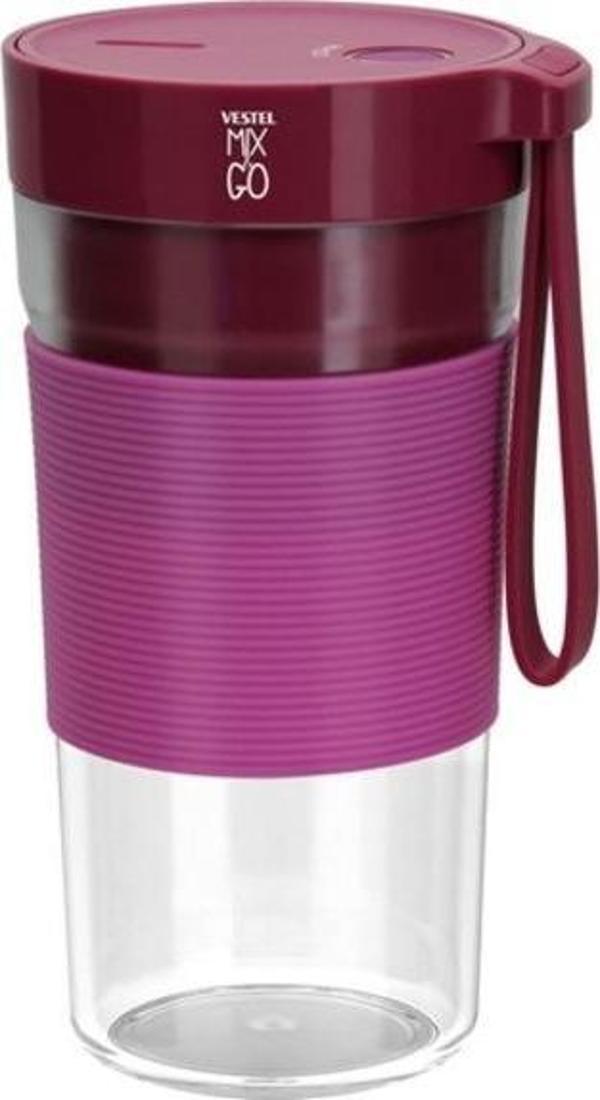 Vestel Mix Go Şarj Edilebilir Blender Pembe - Image 1