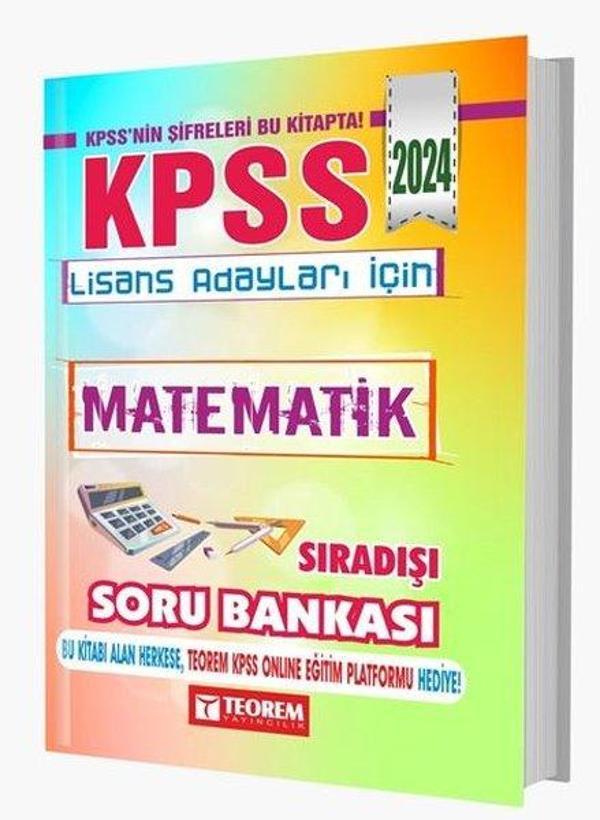 2024 KPSS Lisans Matematik Sıradışı Soru Bankası - Teorem Yayınları - Image 1