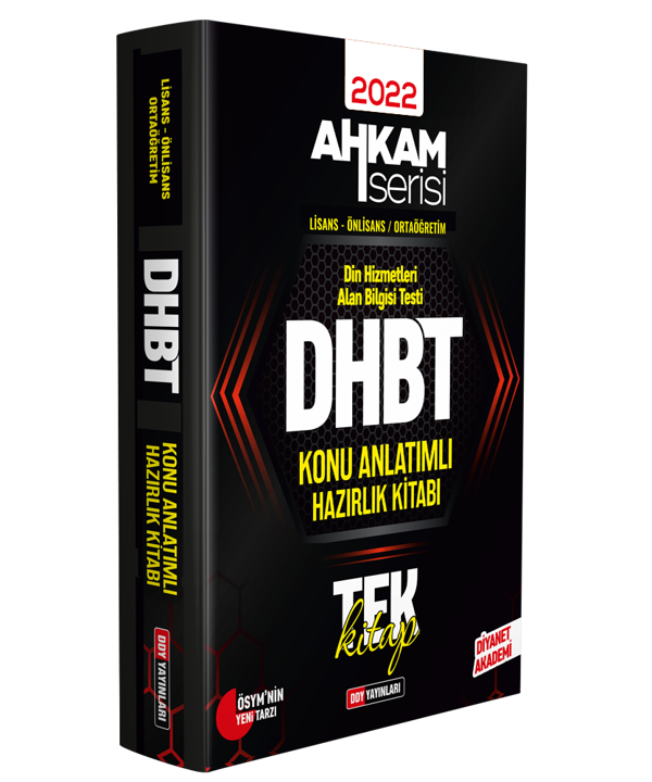 2024 DHBT AHKAM SERİSİ Tüm Adaylar Konu Anlatımlı Hazırlık Kitabı - DDY Yayınları - Image 1