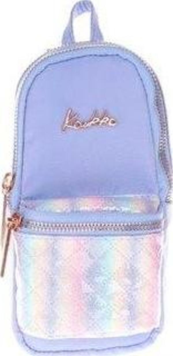 Kaukko Brıght Junıor Bag Kalem Çantası (Kapitone-Floral Mavi) K2465  - Image 1