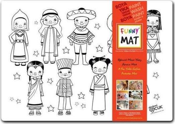 Akademi Çocuk Dünya Çocukları Funny Mat  - Image 1