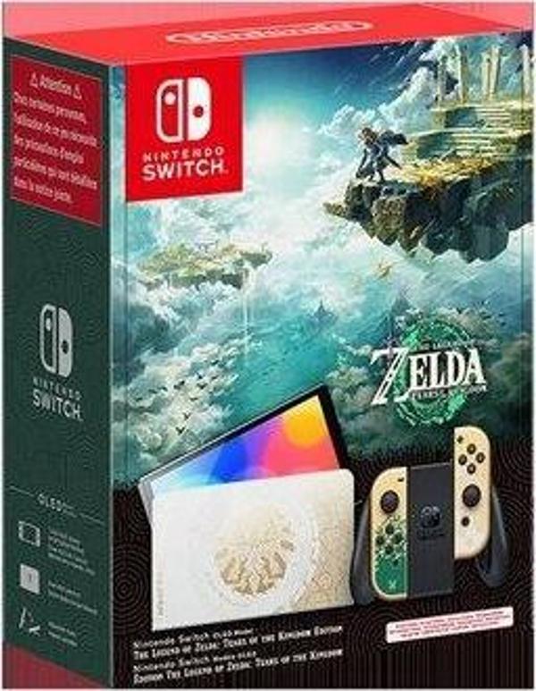 NINTENDO SWITCH OLED KONSOL ZELDA TOTK - Image 1