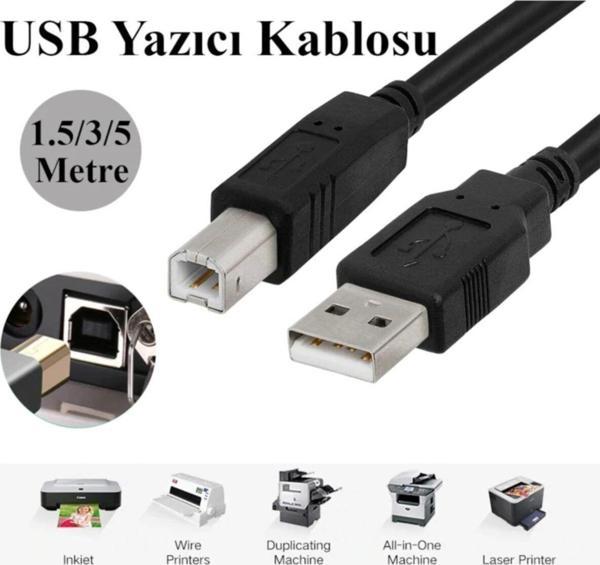 Hp Color Laserjet 3505 Usb Yazıcı Bağlantı Kablosu - Image 1