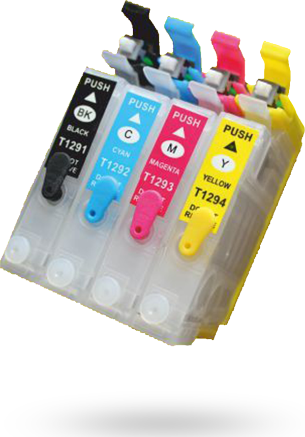 BK 1301-1304 UYUMLU Kolay Dolan Kartuşlar (DOLU) - (OTO RESET ÇİPSETLİ - B42/ BX525/ BX535/ BX62 - Image 1