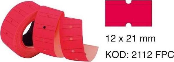 Tanex MOTEX ETIKET 12X21 FLORASAN PEMBE 800 LÜ - (24 Adet) - Image 1