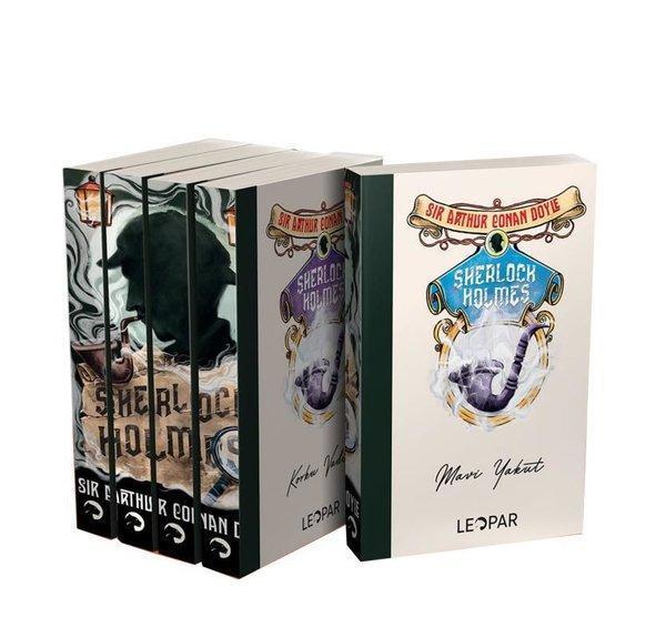 Sherlock Holmes Seti - 5 Kitap Takım - Leopar Yayınları - Image 1