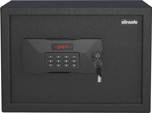 İnsafe ISSASC25 Lcd Ekranlı Orta Boy Çelik Kasa - Para Kasası - Değerli Eşya ve Mücevher Kasası - Image 1