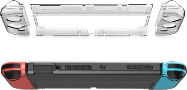 CAFELE Nintendo Switch Oled Kristal Shell Pc Kılıf Tam Uyum-Tns-1133/B - Image 1