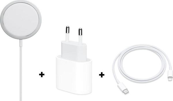 CAFELE 3 In 1 Iphone 12 Serisi Apple Magsafe Şarj Ve 20W Pd Hızlı Şarj Seti - Image 1